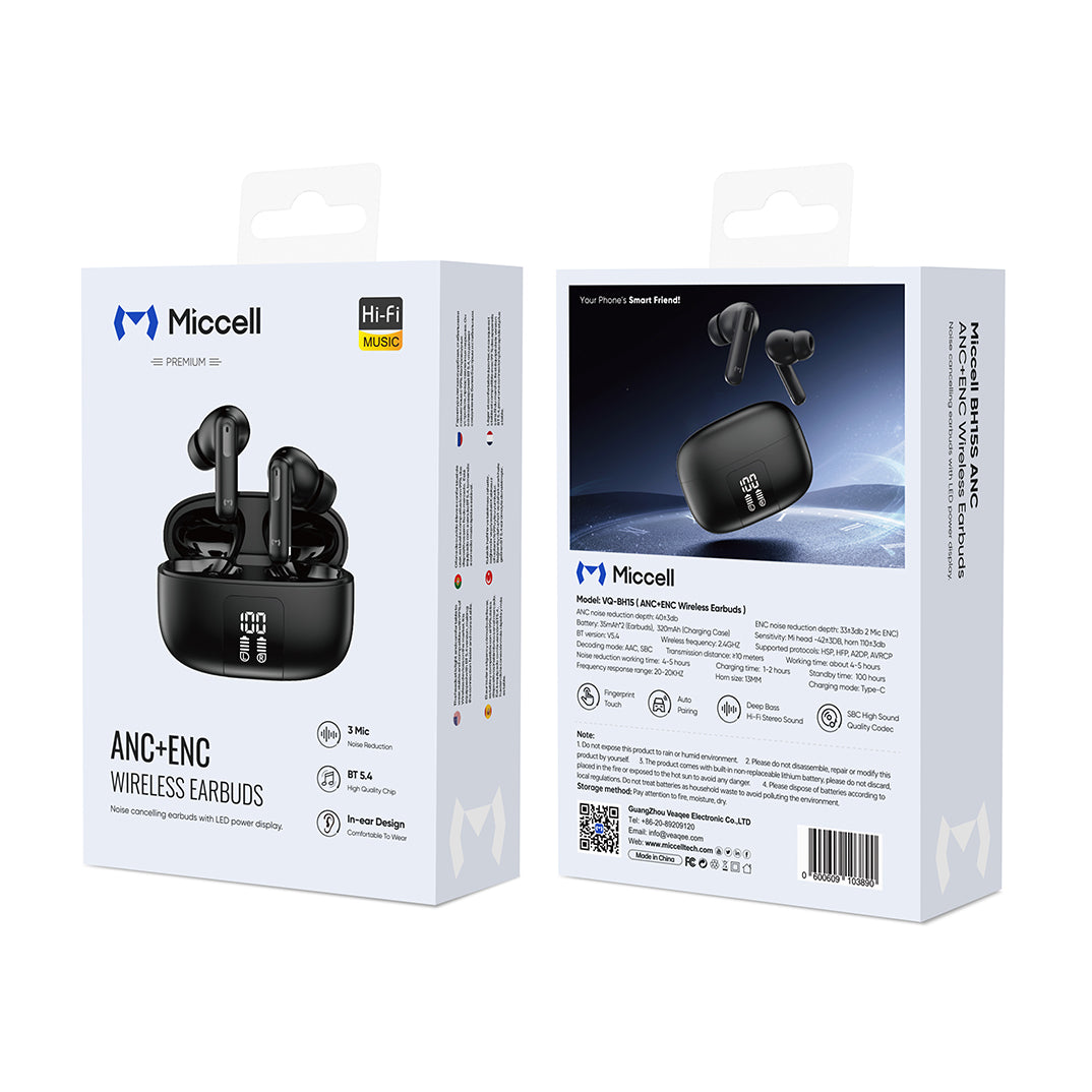 Al Translation Earbuds (ANC+ENC) VQ-BH15