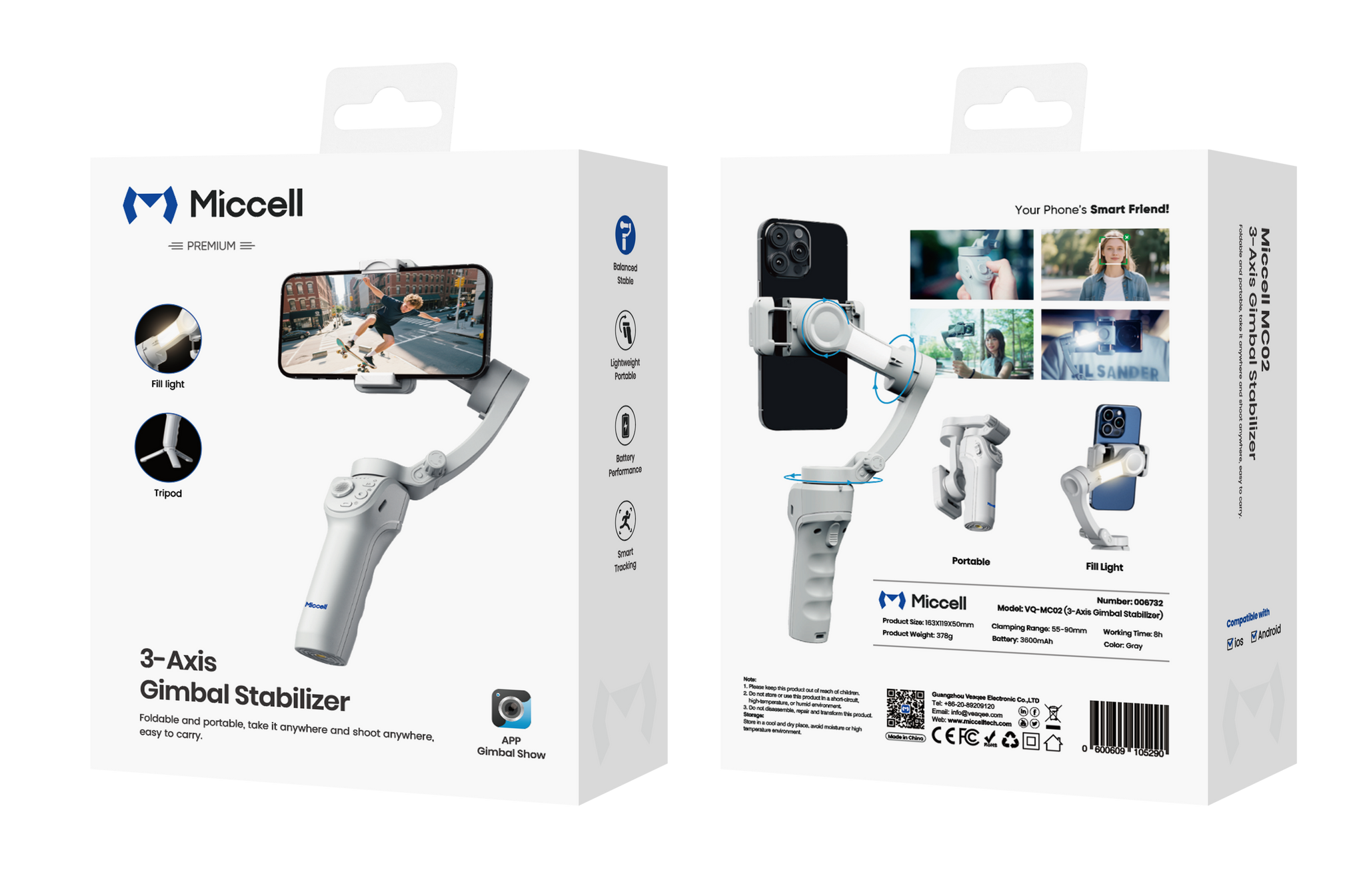 3-Axis Gimbal Stablizer VQ-MC02